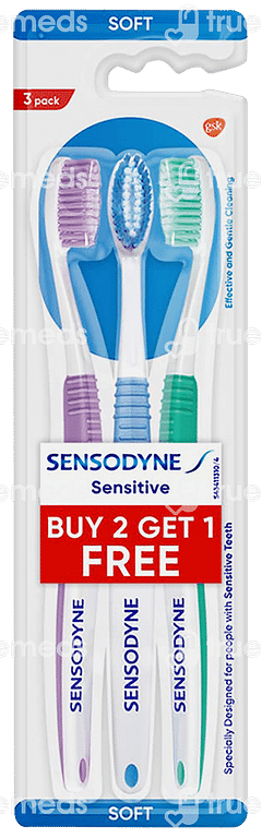 Sensodyne Sensitive Tooth Brush Buy 2 Get 1 Free 3 Units