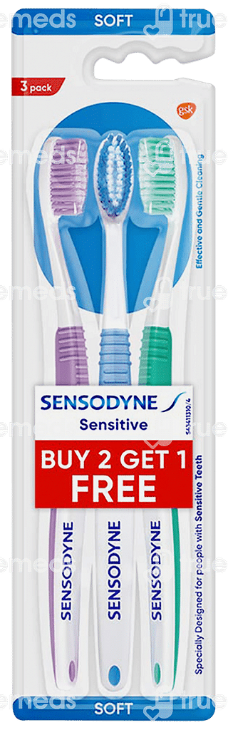 Sensodyne Sensitive Tooth Brush Buy 2 Get 1 Free 3 Units