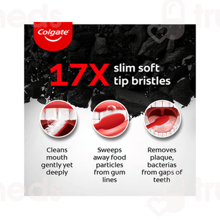 Colgate Slim Soft Charcoal Toothbrush 1