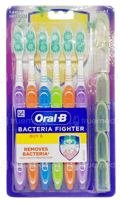 Oral B Cavity Defense Bacteria Fighter Soft Toothbrushes 6
