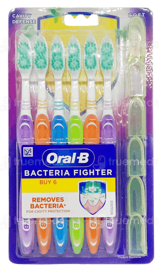 Oral B Cavity Defense Bacteria Fighter Soft Toothbrushes 6