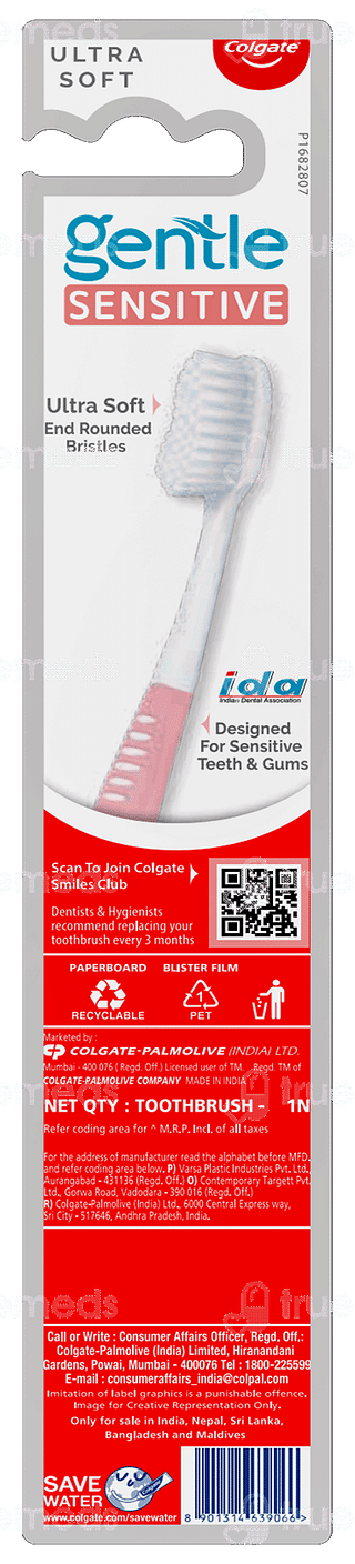 Colgate Gentle Sensitive Ultra Soft Toothbrush 1