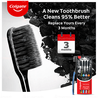 Colgate Slim Soft Charcoal Toothbrush Buy 2 Get 2 Free