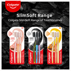 Colgate Slim Soft Charcoal Toothbrush Buy 2 Get 2 Free