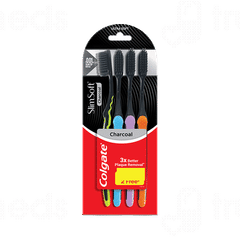 Colgate Slim Soft Charcoal Toothbrush Buy 2 Get 2 Free