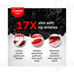Colgate Slim Soft Charcoal Toothbrush Buy 2 Get 2 Free