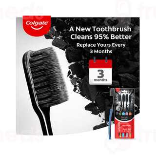 Colgate Slim Soft Charcoal Toothbrush Buy 2 Get 2 Free