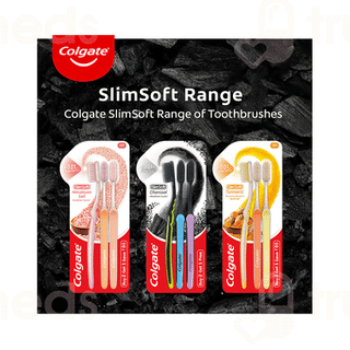 Colgate Slim Soft Charcoal Toothbrush Buy 2 Get 2 Free
