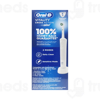 Oral B Vitality 100 Braun Cross Action Electric Rechargeable Toothbrush 1