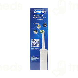 Oral B Vitality 100 Braun Cross Action Electric Rechargeable Toothbrush 1