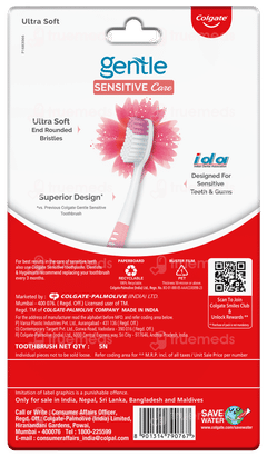 Colgate Gentle Sensitive Care Ultra Soft Pack Of 5 Toothbrush