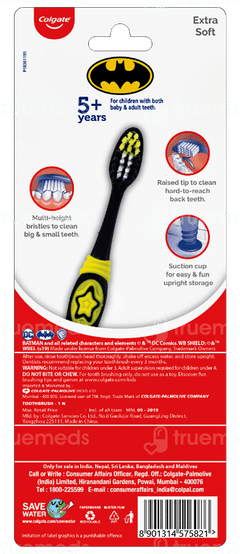 Colgate Kid Batman 5+ Years Extra Soft Toothbrush 3