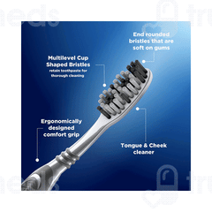 Oral B Cavity Defence With Charcoal Extract Medium Toothbrush 4