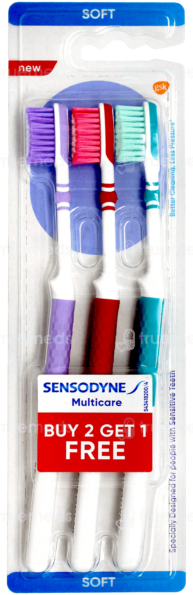 Sensodyne Multicare New Soft Toothbrush Buy 2 Get 1 Free