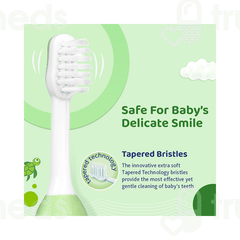 Chicco For Milk Teeth 6-36 Months Extra Soft Green Kids Toothbrush 1