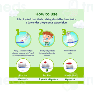 Chicco For Milk Teeth 6-36 Months Extra Soft Green Kids Toothbrush 1