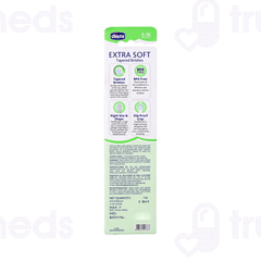 Chicco For Milk Teeth 6-36 Months Extra Soft Green Kids Toothbrush 1