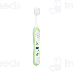 Chicco For Milk Teeth 6-36 Months Extra Soft Green Kids Toothbrush 1