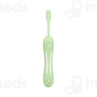 Chicco For Milk Teeth 6-36 Months Extra Soft Green Kids Toothbrush 1