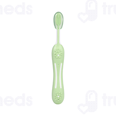 Chicco For Milk Teeth 6-36 Months Extra Soft Green Kids Toothbrush 1