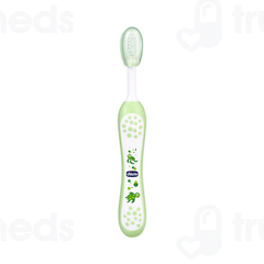 Chicco For Milk Teeth 6-36 Months Extra Soft Green Kids Toothbrush 1