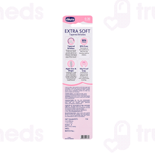 Chicco For Milk Teeth 6-36 Months Extra Soft Pink Kids Toothbrush 1
