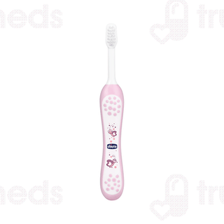 Chicco For Milk Teeth 6-36 Months Extra Soft Pink Kids Toothbrush 1