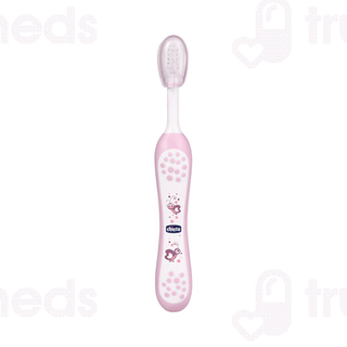 Chicco For Milk Teeth 6-36 Months Extra Soft Pink Kids Toothbrush 1