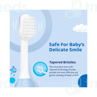 Chicco For Milk Teeth 6-36 Months Extra Soft Blue Kids Toothbrush 1