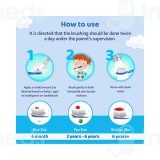 Chicco For Milk Teeth 6-36 Months Extra Soft Blue Kids Toothbrush 1