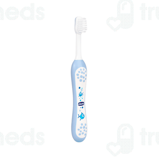 Chicco For Milk Teeth 6-36 Months Extra Soft Blue Kids Toothbrush 1