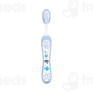 Chicco For Milk Teeth 6-36 Months Extra Soft Blue Kids Toothbrush 1