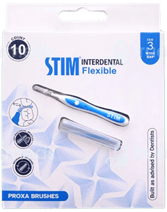 Stim Interdental Iso 3 Wide Gap Flexible Proxa Brushes 10 Stim Interdental Iso 3 Wide Gap Flexible Proxa Brushes 10
