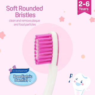 Pigeon 2-6 Years Kids Pink Toothbrush 1