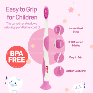 Pigeon 2-6 Years Kids Pink Toothbrush 1