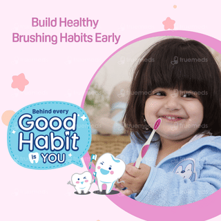 Pigeon 2-6 Years Kids Pink Toothbrush 1