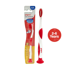 Pigeon 2-6 Years Kids Red Toothbrush 1 Pigeon 2-6 Years Kids Red Toothbrush 1