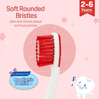 Pigeon 2-6 Years Kids Red Toothbrush 1