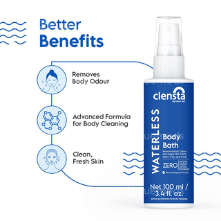 Clensta Waterless Body Bath 100Ml
