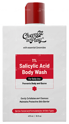 Chemist At Play 1% Salicylic Acid Acne Control Body Wash 236ml