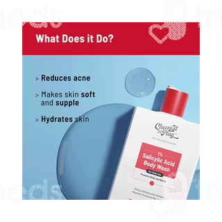 Chemist At Play 1% Salicylic Acid Acne Control Body Wash 236Ml