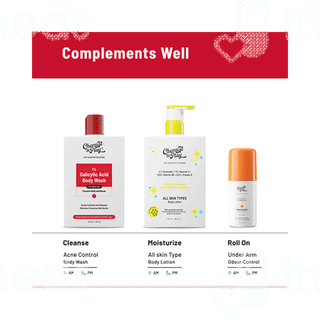 Chemist At Play 1% Salicylic Acid Acne Control Body Wash 236Ml