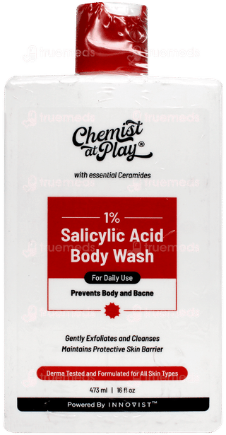 Chemist At Play 1% Salicylic Acid Acne Control Body Wash 473ml