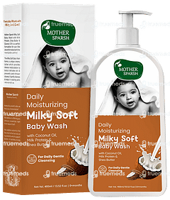 Mother Sparsh Daily Moisturizing Milky Soft Baby Wash 400ml