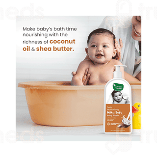 Mother Sparsh Daily Moisturizing Milky Soft Head To Toe Baby Wash 400ml