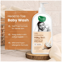 Mother Sparsh Daily Moisturizing Milky Soft Head To Toe Baby Wash 400ml