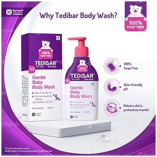 Tedibar Gentle Baby Body Wash 250ml