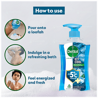 Dettol Icy Cool Pump Shower Gel 500ml