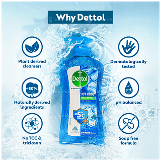 Dettol Icy Cool Pump Shower Gel 500ml