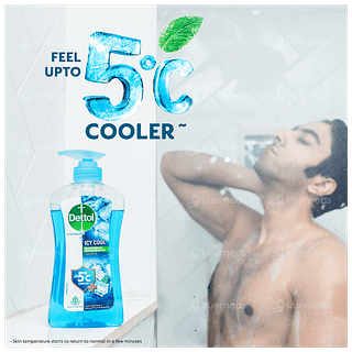 Dettol Icy Cool Pump Shower Gel 500ml